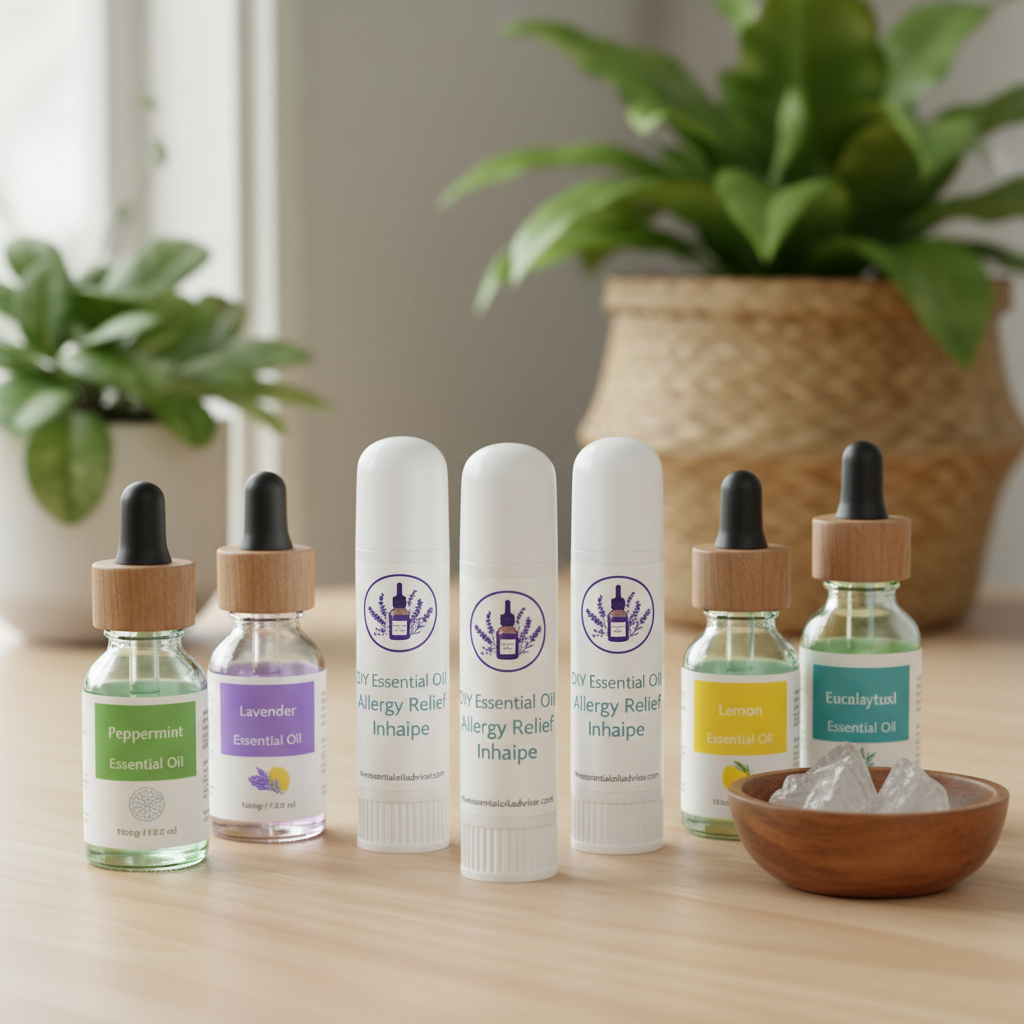 DIY Essential Oil Allergy Relief Inhaler Recipe