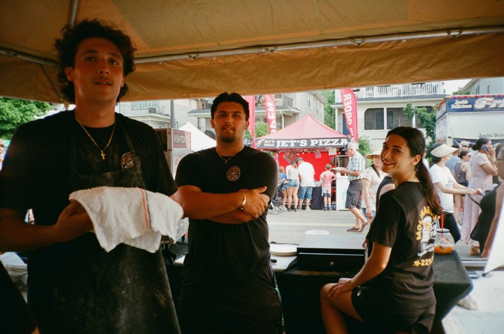 Molinaro's team at an event