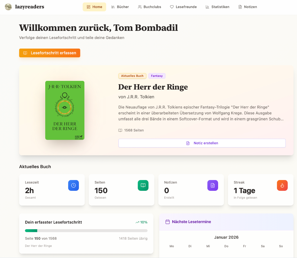 Dashboard Screenshot