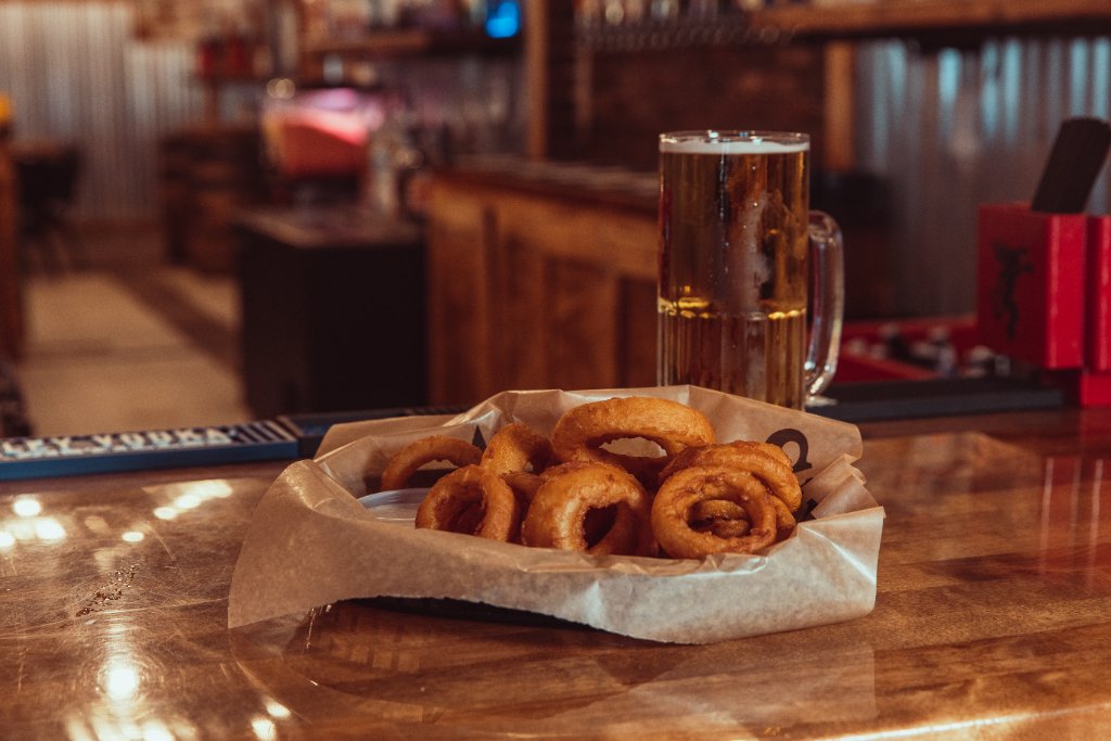 Crispy onion rings