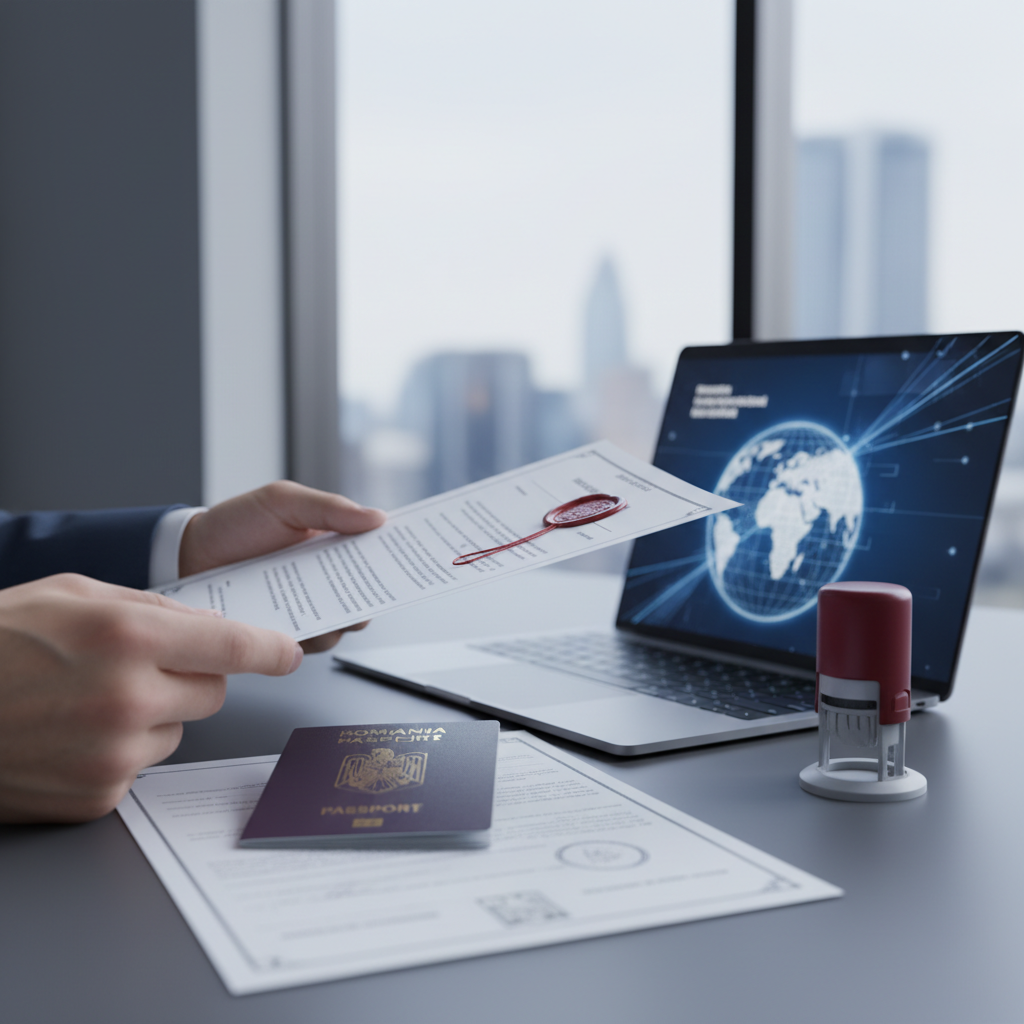 תרגום נוטריוני ברומנית דחוף: מתי ניתן לקבל שירות מהיר מהיום להיום? - תמונת המחשה מקצועית המציגה את נושא המאמר