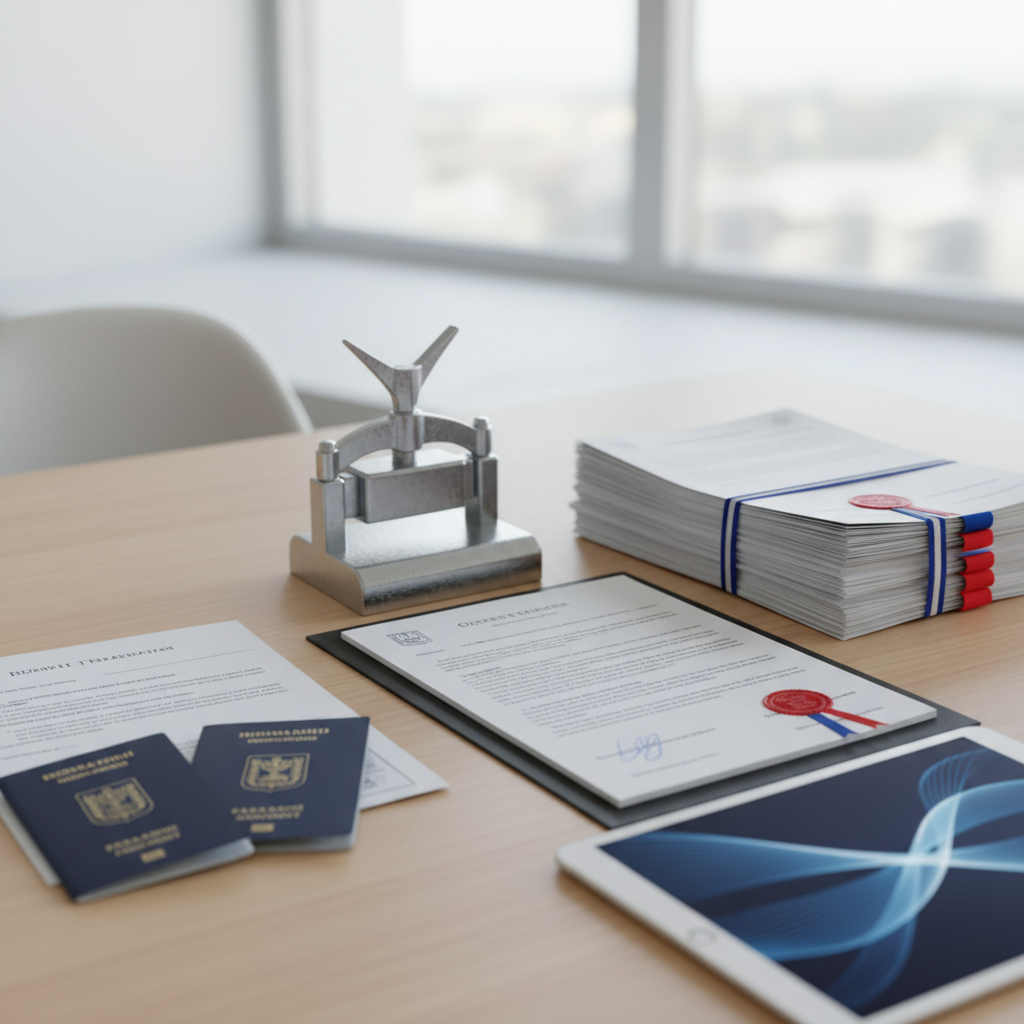 תרגום נוטריון מרומנית לעברית למשרד הפנים לתהליך אזרחות - תמונה מקצועית