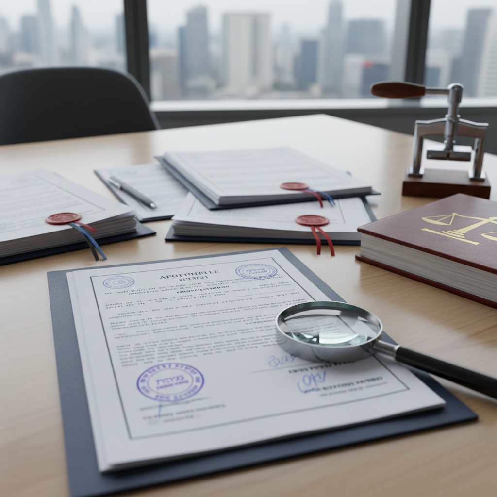 המדריך להגשה למשרד הפנים: תרגום מסמכים מרומנית לעברית – כולל תרגום האפוסטיל. (מאמר מבוא מקיף שמסביר את הכלל הבסיסי: אין הגשה ללא תרגום מלא של כל החותמות). - תמונת המחשה מקצועית המציגה את נושא המאמר