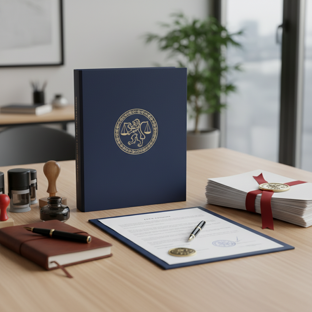 תרגום נוטריוני לרומנית עם אפוסטיל: המדריך השלם למגיש העצמאי. - תמונת המחשה מקצועית המציגה את נושא המאמר