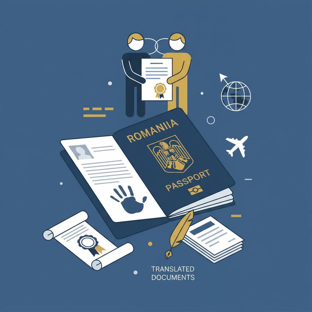 תמונה תומכת לנושא: דרכון רומני לילדים: אישורי הורים ותרגום מסמכים לקטינים. תמונה משנית - דרכון רומני לילדים: אישורי הורים ותרגום מסמכים לקטינים.