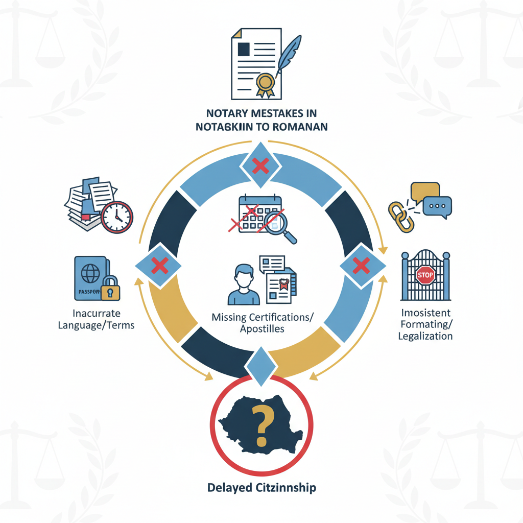 תמונה תומכת לנושא: טעויות נפוצות בתרגום נוטריוני לרומנית שעלולות לעכב את האזרחות. תמונה משנית - טעויות נפוצות בתרגום נוטריוני לרומנית שעלולות לעכב את האזרחות.