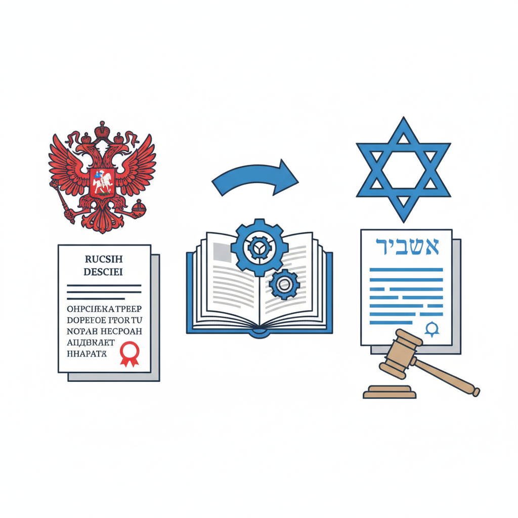 הסבר מפורט תרגום פסק דין גירושין מרוסיה לאכיפה בישראל