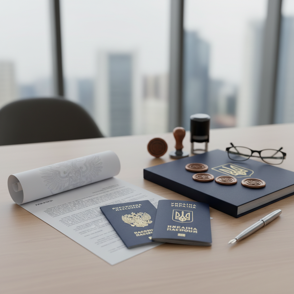 תרגום תעודת יושר מרוסיה ואוקראינה למשרד הפנים - תמונת המחשה מקצועית המציגה את נושא המאמר