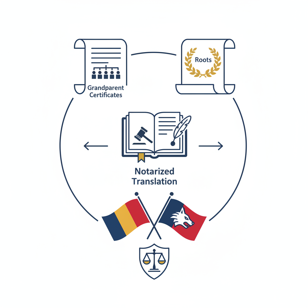 תמונה משנית - תרגום נוטריוני של תעודות סבא וסבתא להוכחת שורשים רומניים תרגום נוטריוני של תעודות סבא וסבתא להוכחת שורשים רומניים - מדריך מפורט