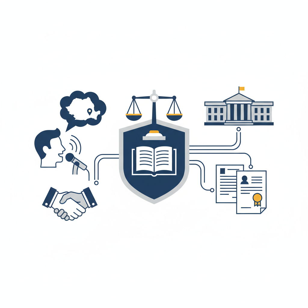 נוטריון דובר רומנית – היתרונות בתקשורת ישירה מול הרשויות בבוקרשט. - הדרכה ויזואלית איור הסבר מפורט הממחיש את התהליך של נוטריון דובר רומנית – היתרונות בתקשורת ישירה מול הרשויות בבוקרשט. עם דגשים ויזואליים