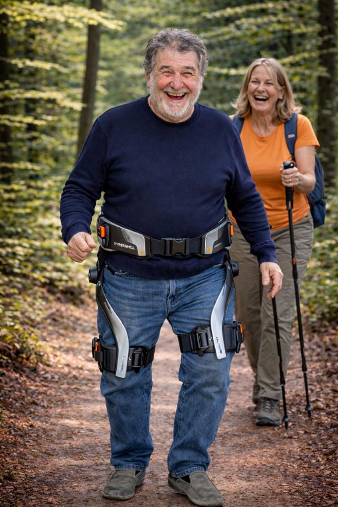 Exomobil exoskeleton in action