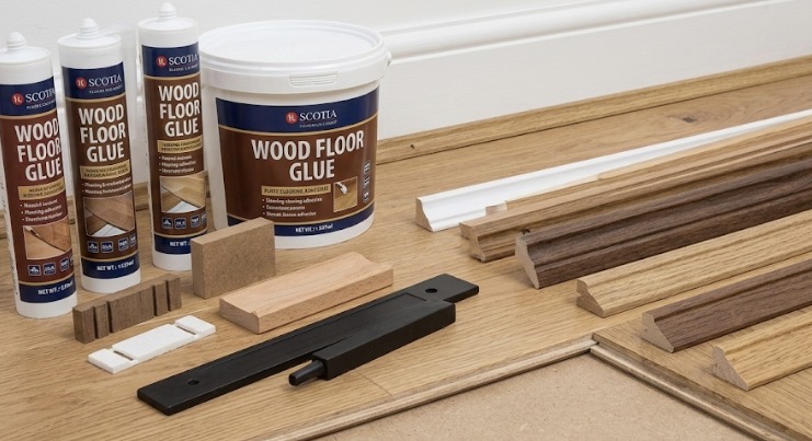 Sanded and refinished oak floorboards in a period home