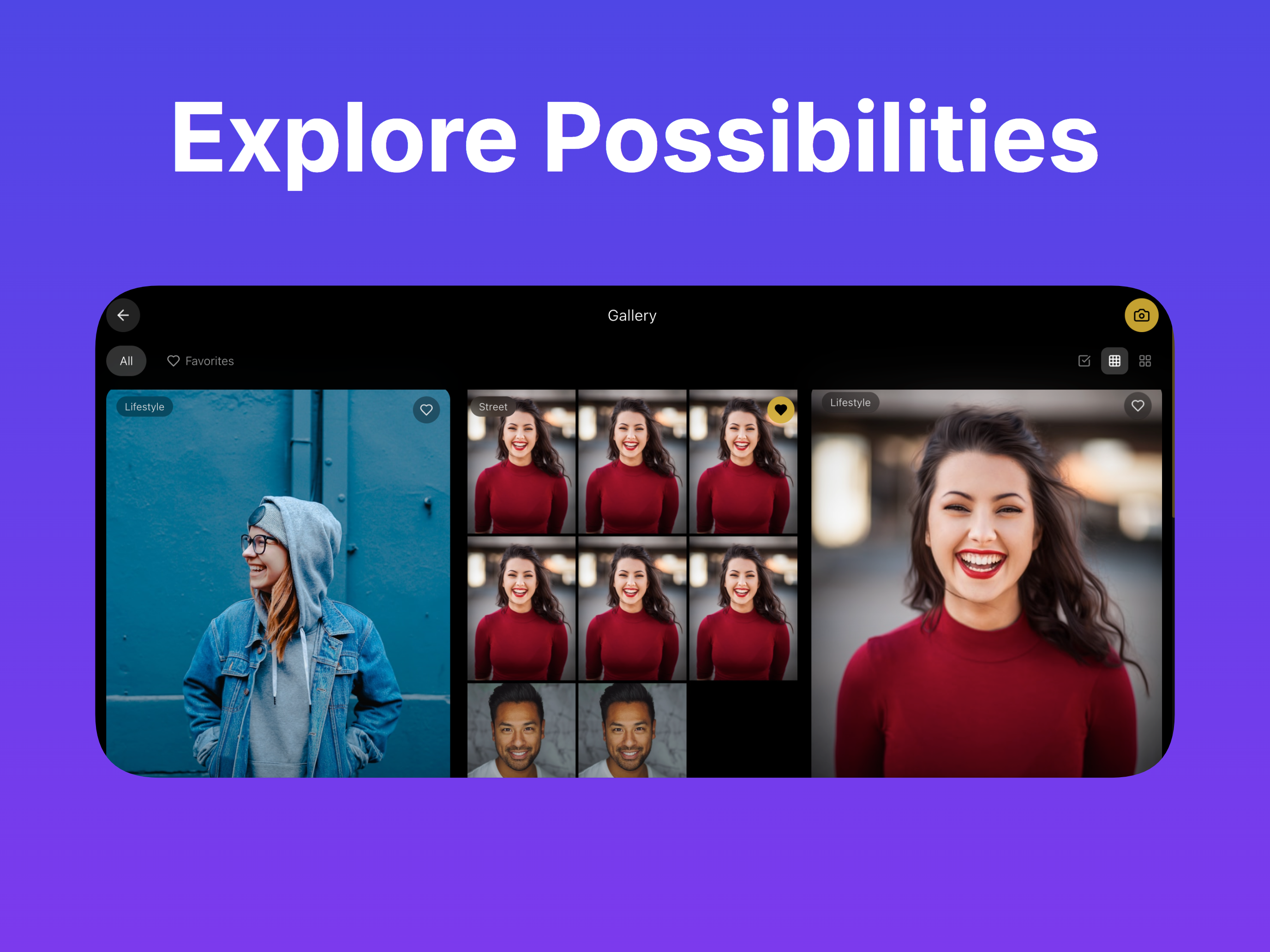 Candfly: Al Candid Camera template preview