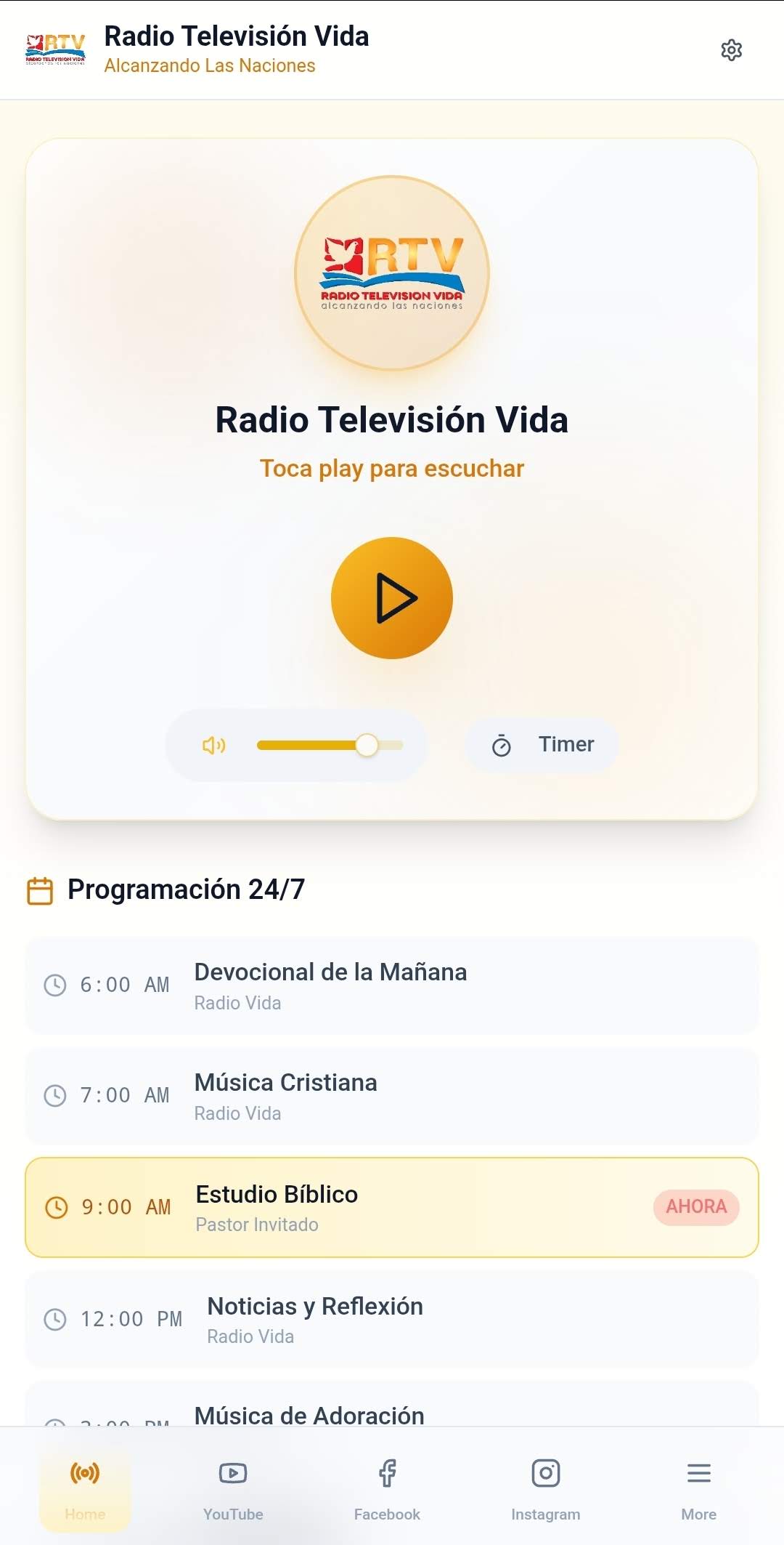 Radio Church Template template preview