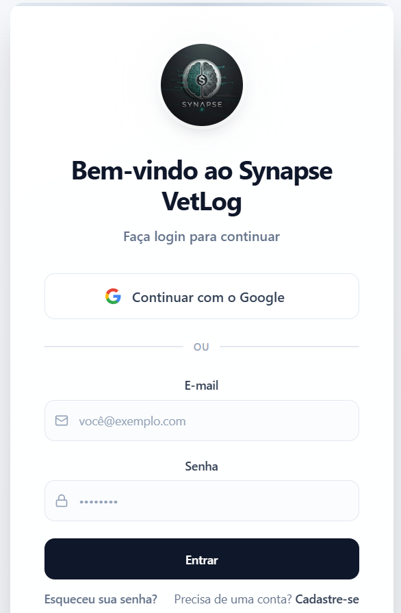 Synapse FLUX: Gestão Logística Vital template preview