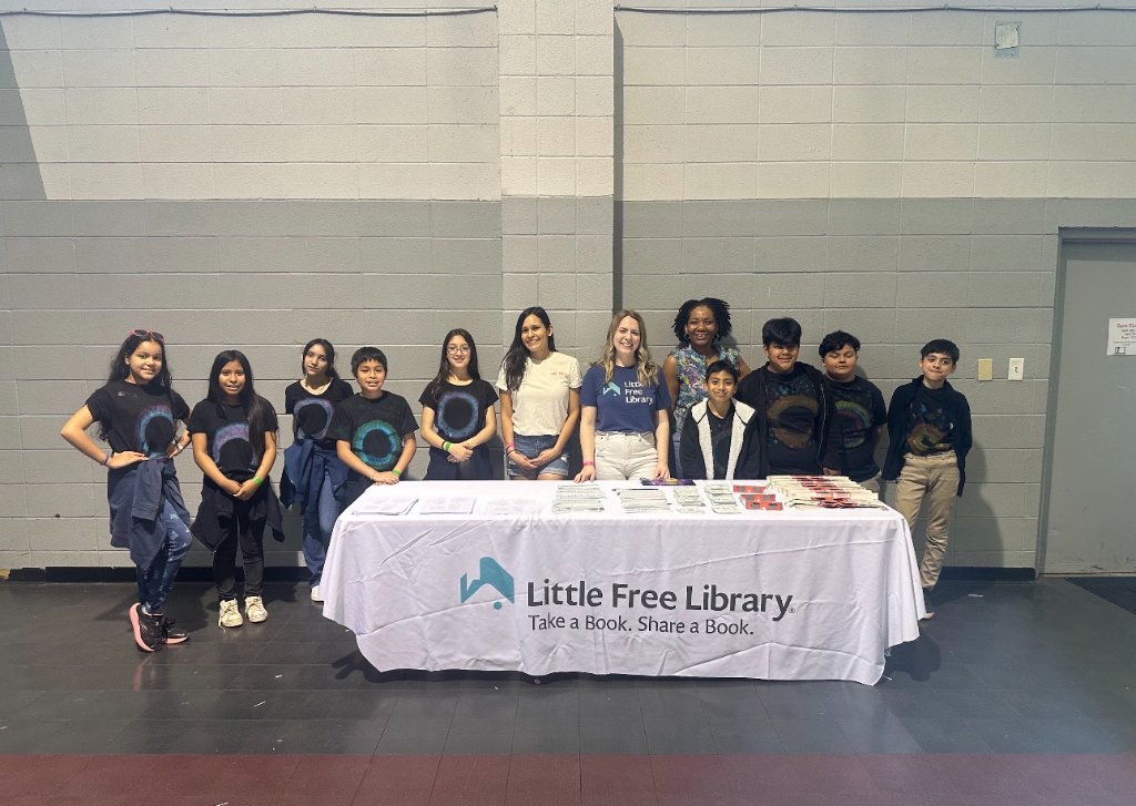 Little Free Library Eclipse Event at Exalt Academy