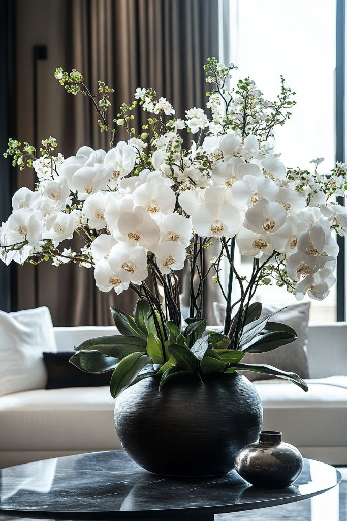 Orchidee d'eccellenza con ceramiche artigianali | Creazioni di Miriam Vercelli