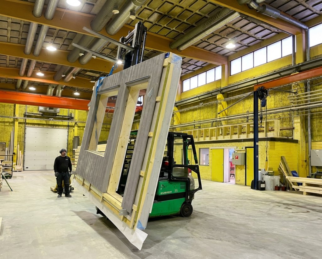 Moderne fabrikkproduksjon i Sverige