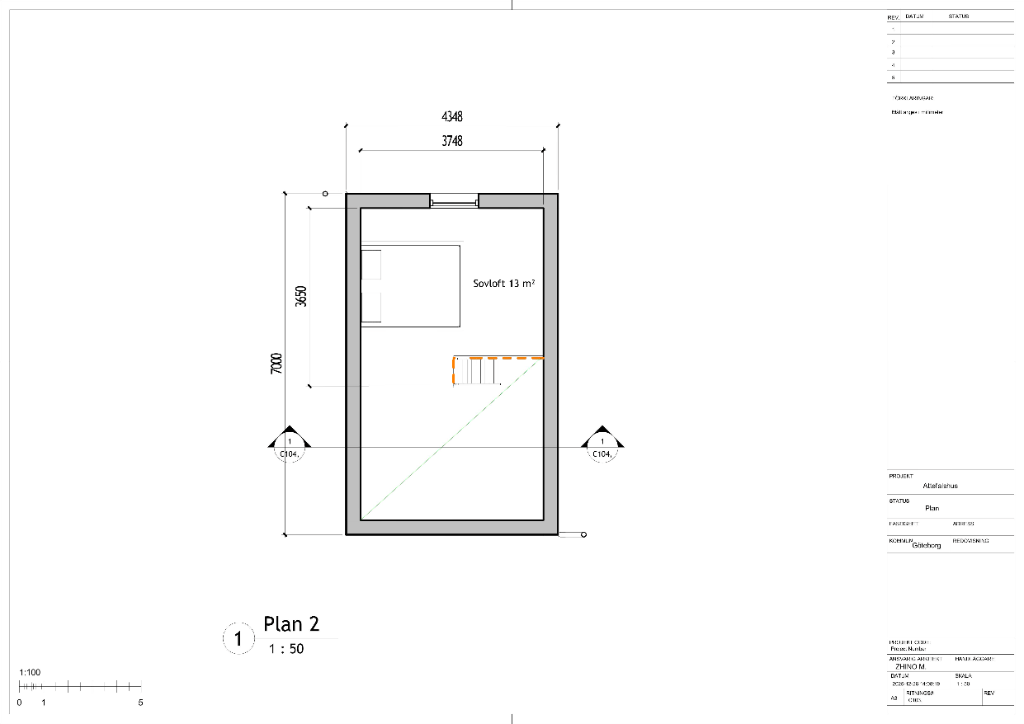 Plantegning Loft