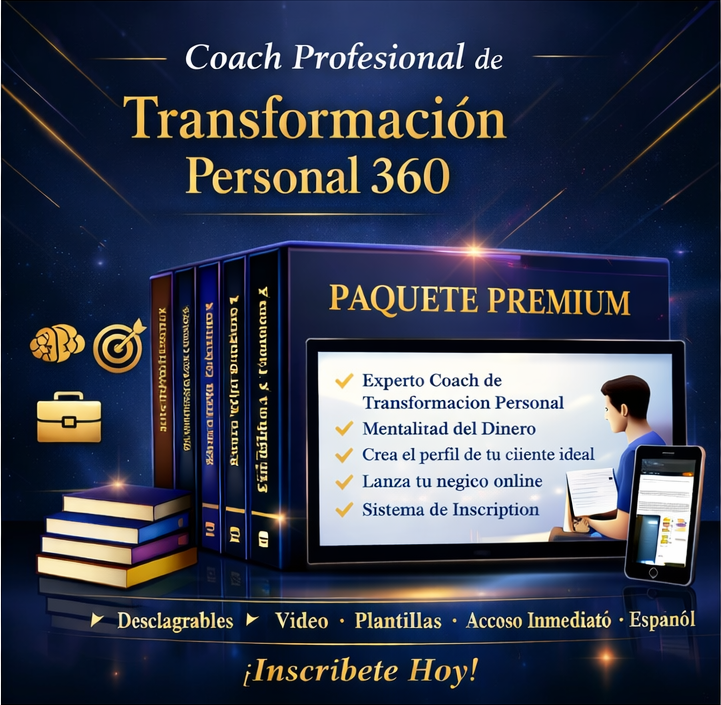 Experto Coach Profesional de Transformación Personal 360