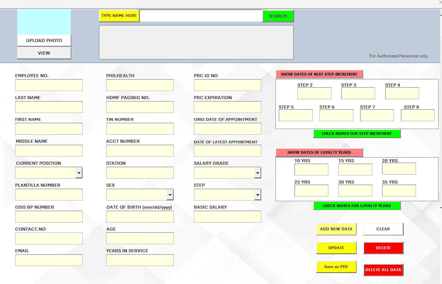 HRFLOW template preview