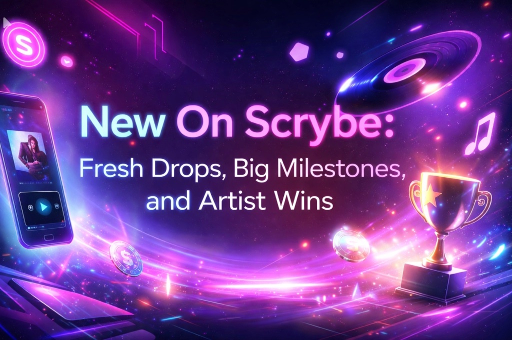 New On Scrybe: Fresh Drops, Big Milestones, and Artist Wins