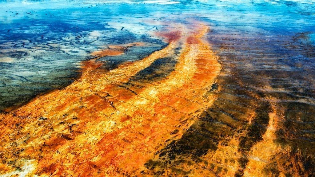 The Flame - Grand Prismatic Spring dans toute sa splendeur par Arnaud Lesne - TIFA 2016 Silver - Élément fire - Édition limitée 1/1