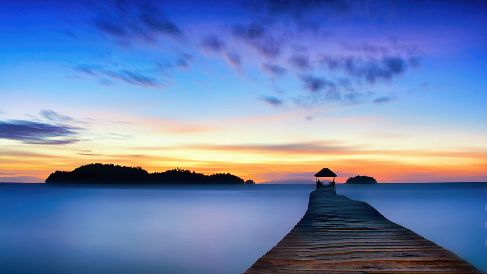 Sunset in Paradise