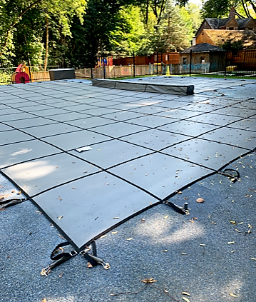 Safety cover installation
