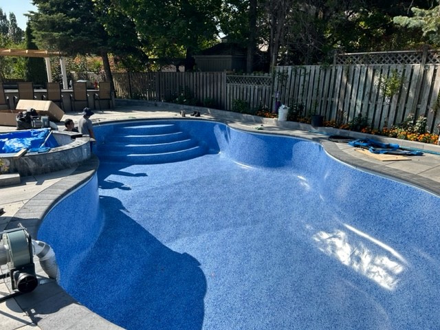 In-Ground Pool Liners - Premium AquaShimmer vinyl liners with custom patterns
