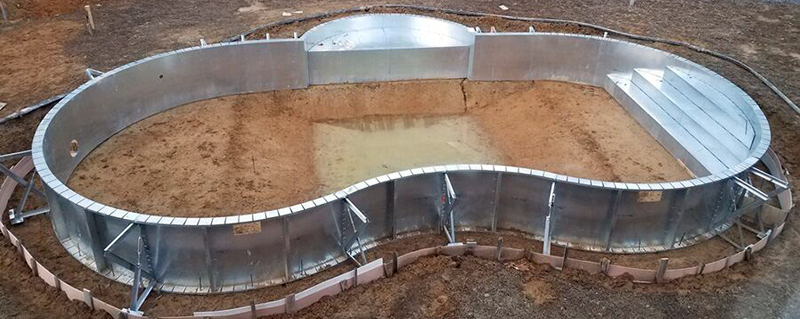 Steel Pool Kits installation
