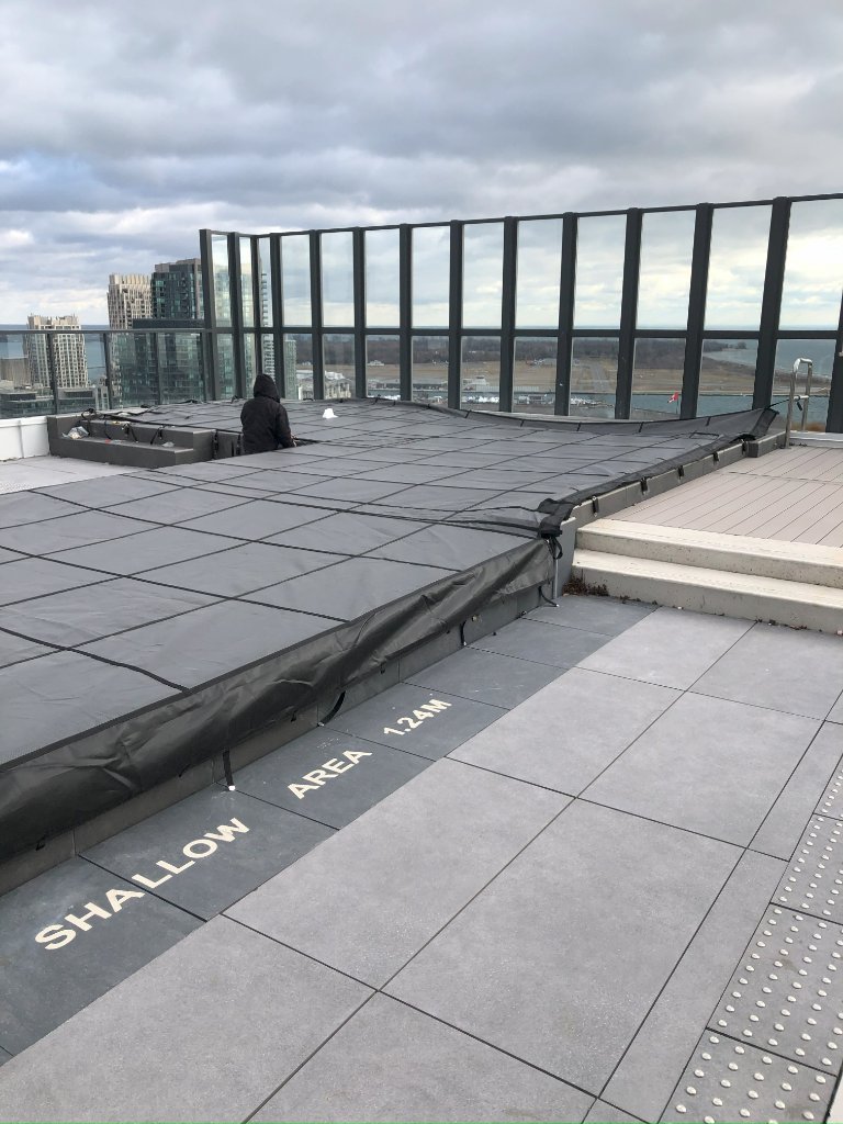 Pool Safety Covers installation example 13