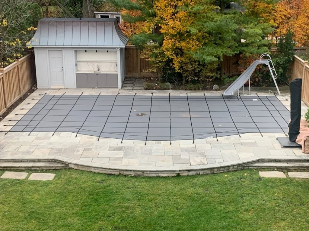 Pool Safety Covers installation example 6