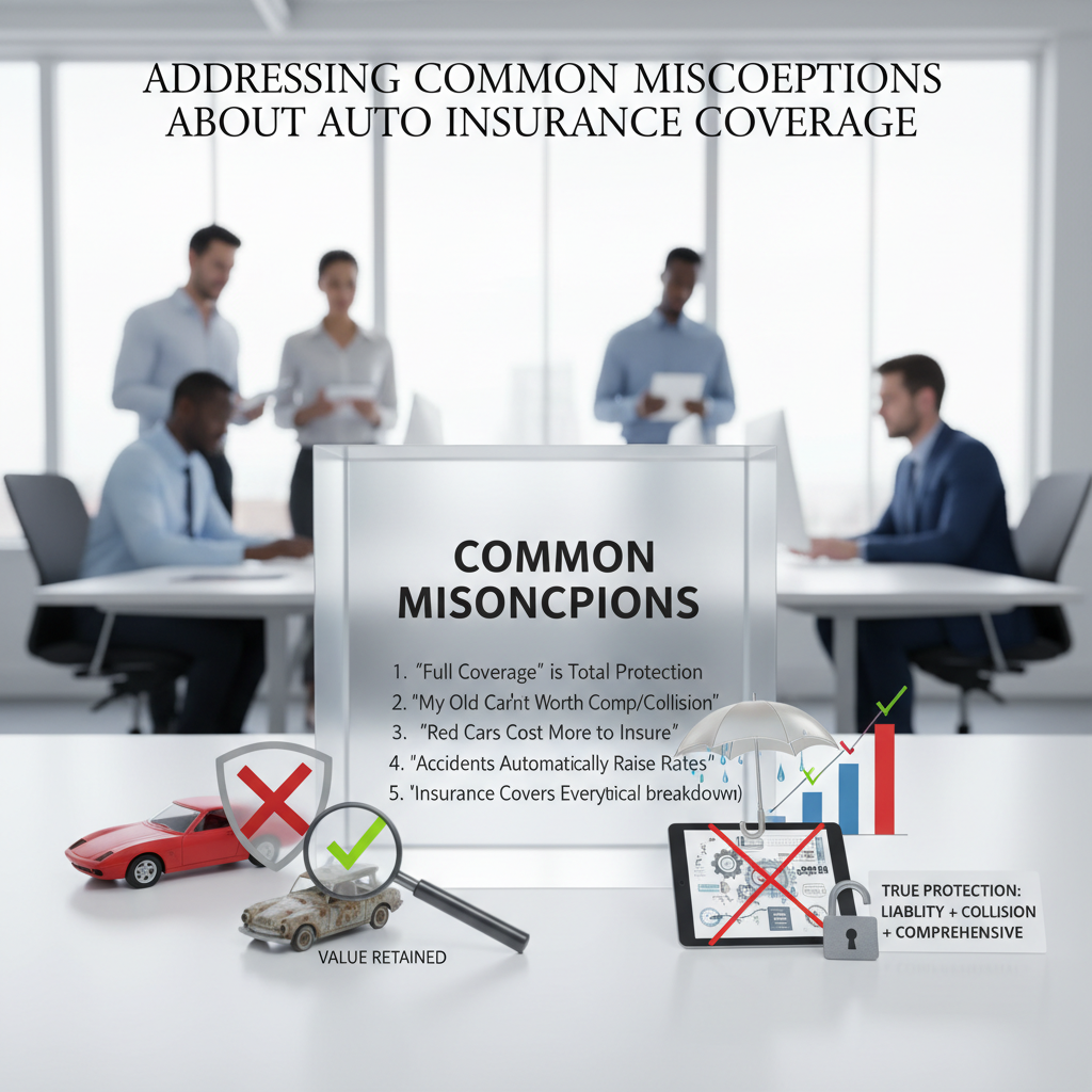 Addressing Common Misconceptions About Auto Insurance Coverage