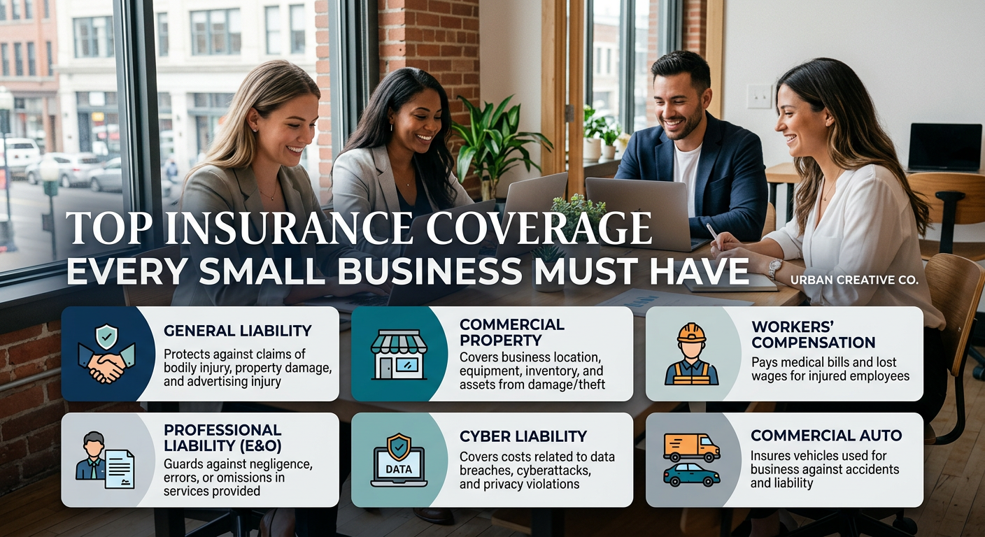 "Top Insurance Coverage Every Small Business Must Have"