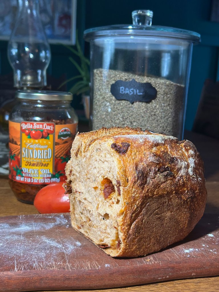 Sun-dried Tomato Basil Bread