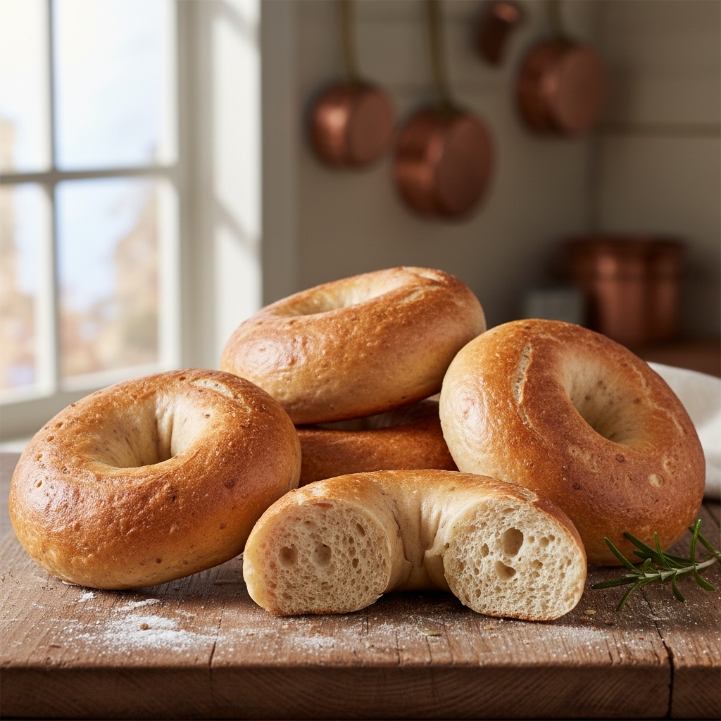Poppy Sourdough Bagels
