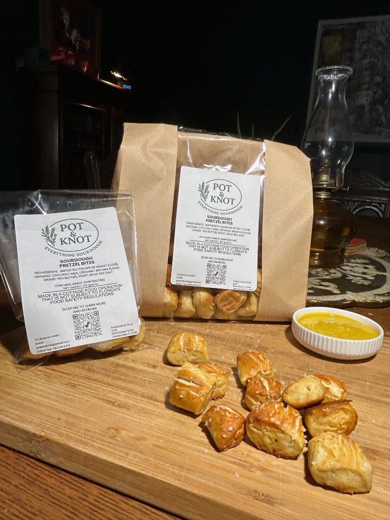 Sourdough Pretzel Bites