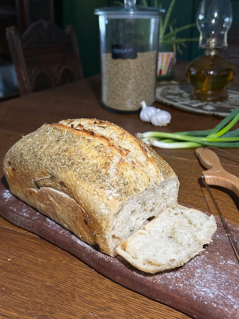 Green Onion & Garlic Bread