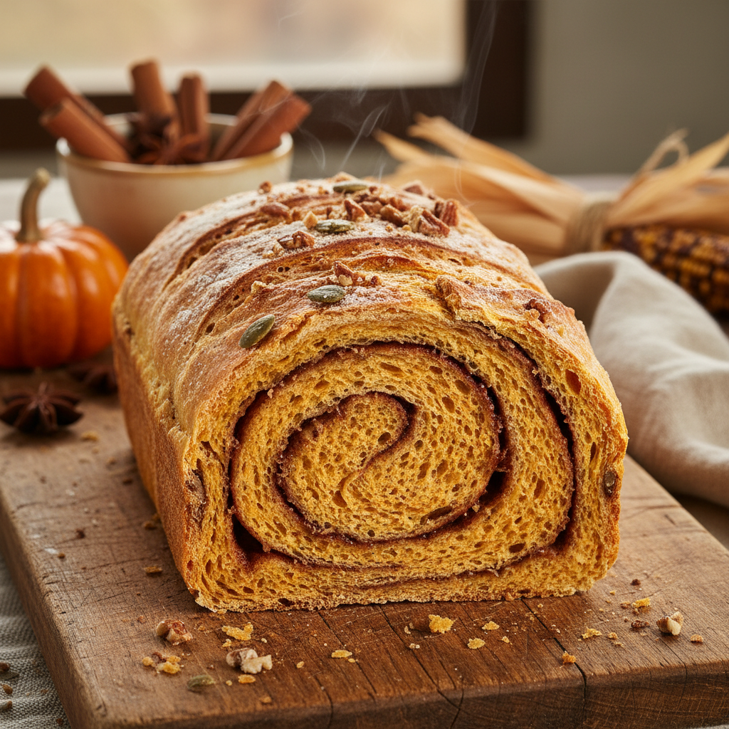 Savory Pumpkin Cinnamon Swirl