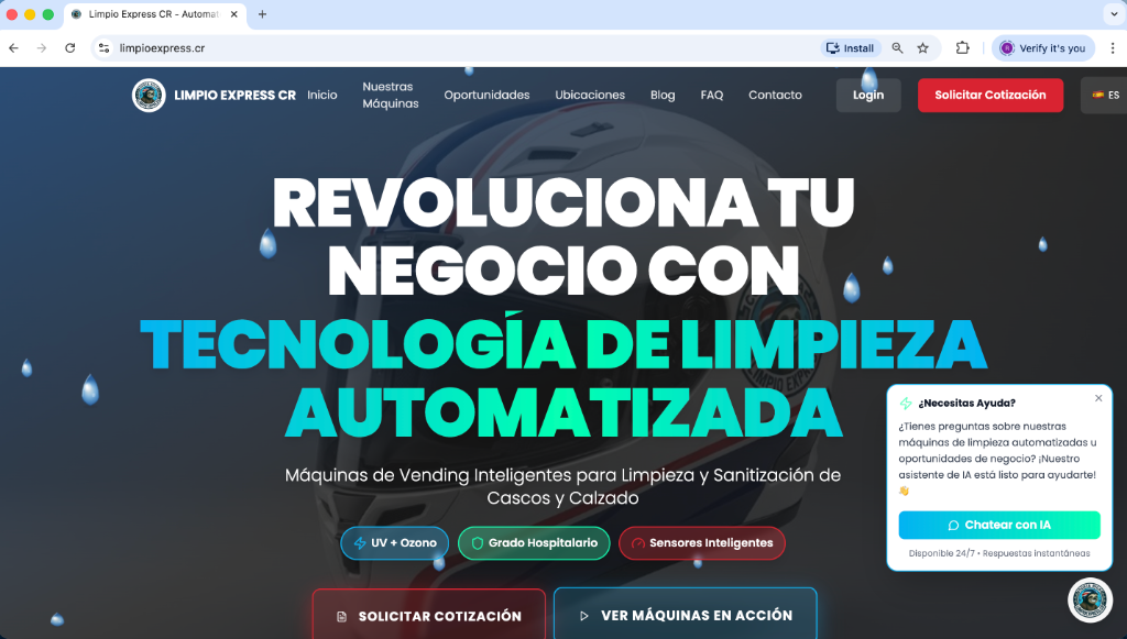Homepage Hero - AI Chatbot