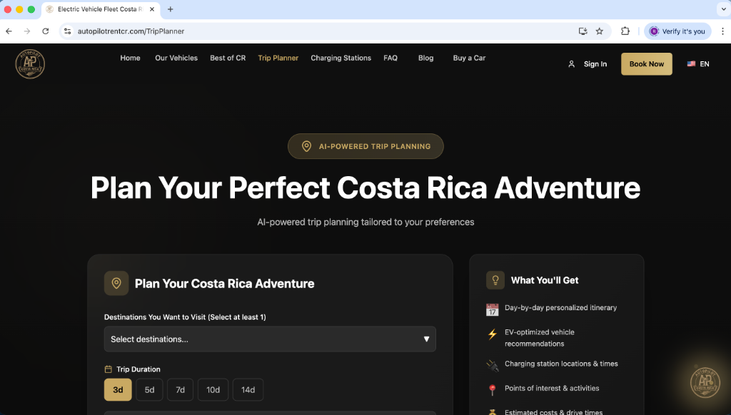 AI-Powered Trip Planner