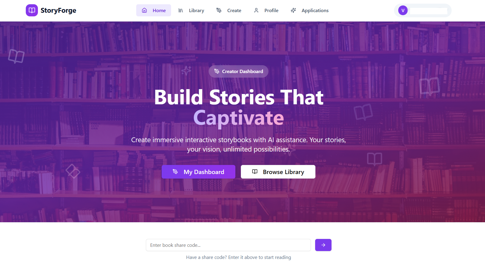 StoryForge template preview