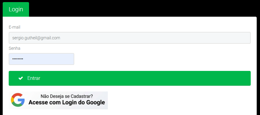 Acesso ou Cadastro