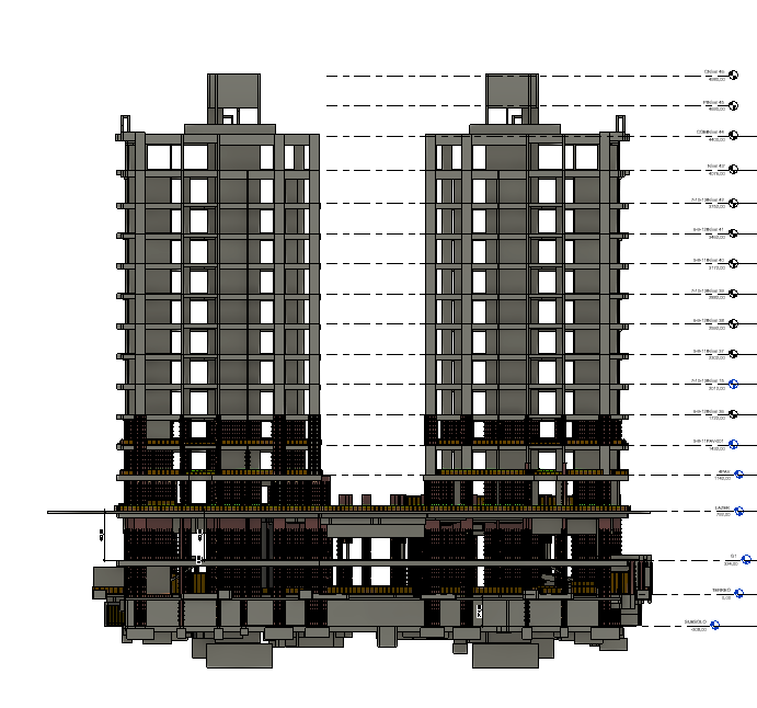 Modelo de Obra - Torres Gêmeas