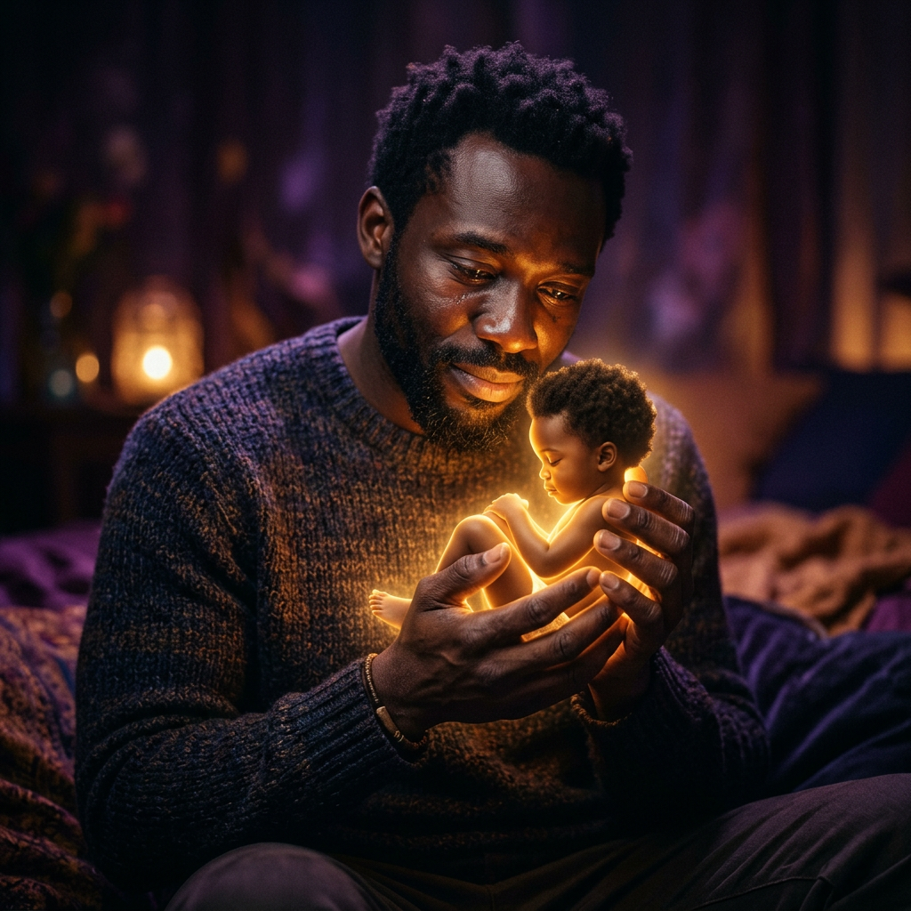 African man inner child