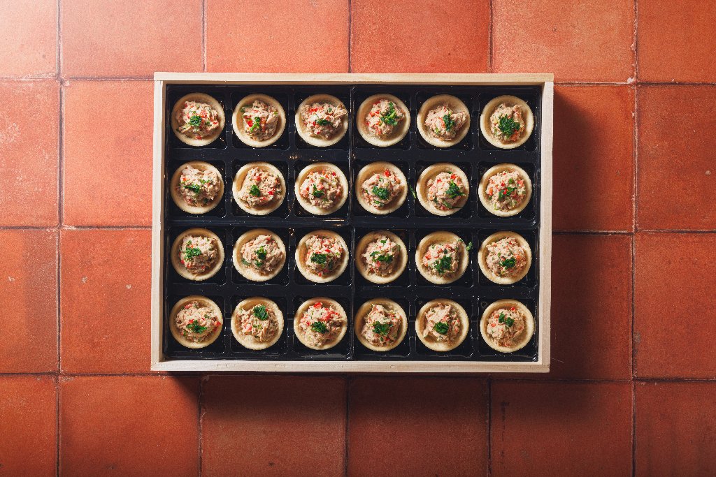 Tuna Salad Tartlets Platter