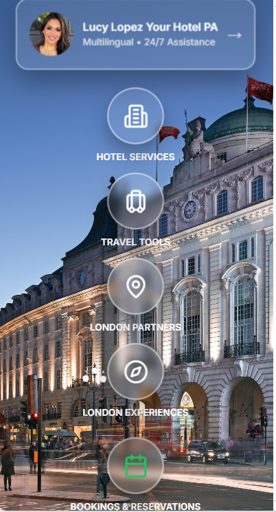 Lucy Services Menu