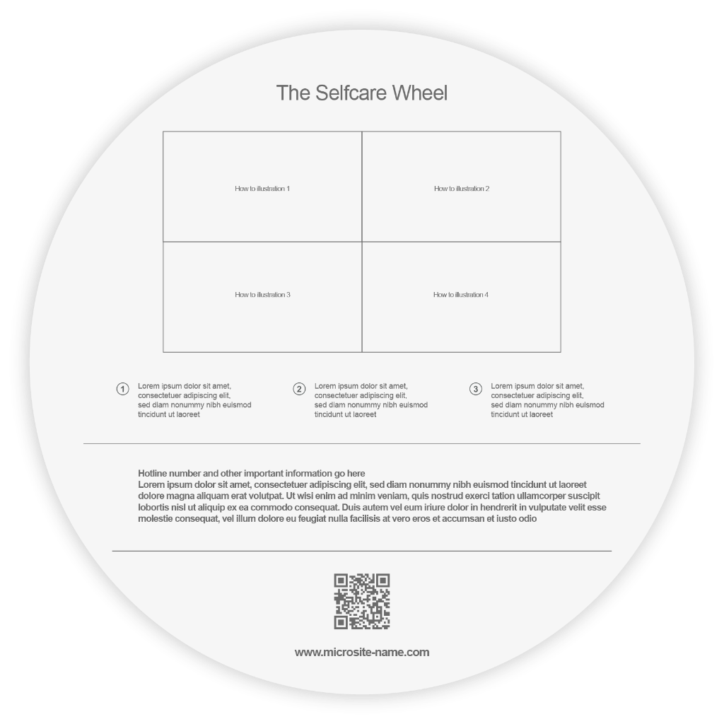 WHO Self-Care Wheel design 8