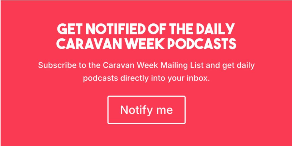 Caravan Week Notification Modal